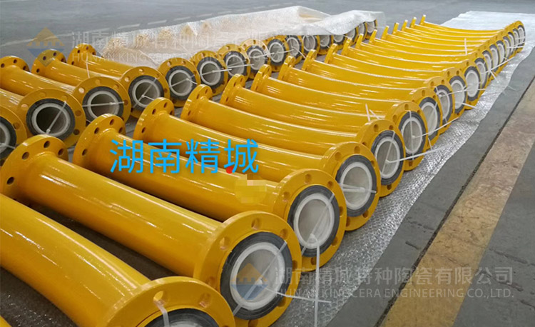 壹定发耐磨陶瓷管道