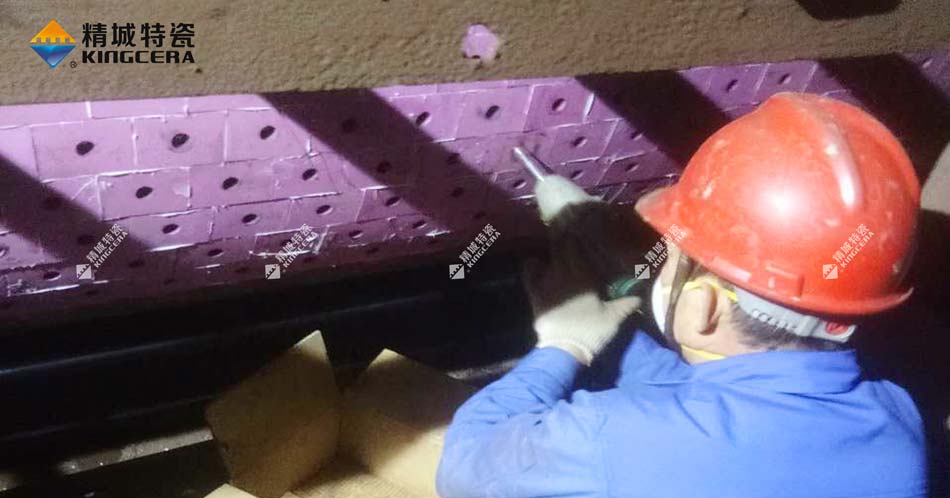 壹定发牌新型耐磨陶瓷布料机圆辊使用效果