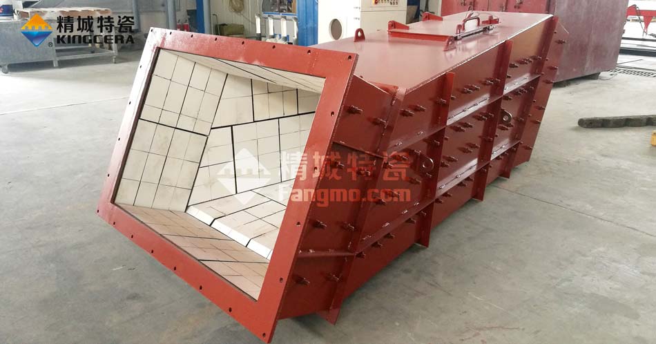 壹定发特瓷溜槽耐磨陶瓷衬板