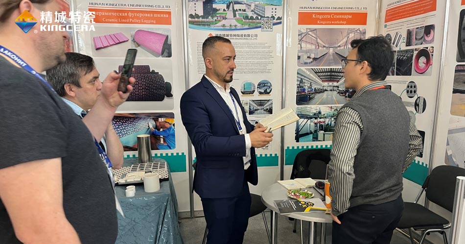 壹定发特瓷加入独联体最大的矿业展