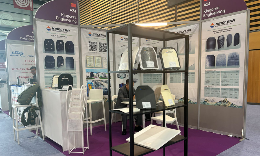 湖南壹定发携最新防弹产品亮相法国欧洲国际防务展