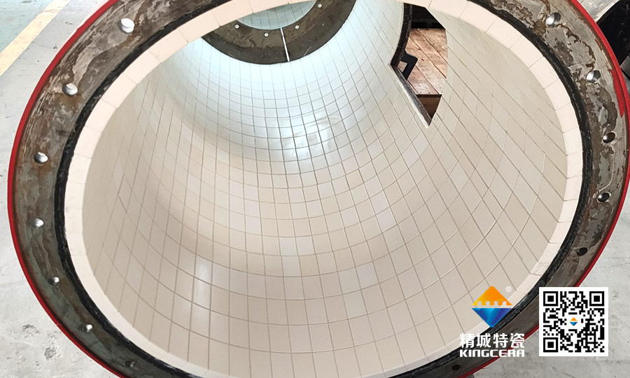 壹定发特瓷管道耐磨陶瓷装置