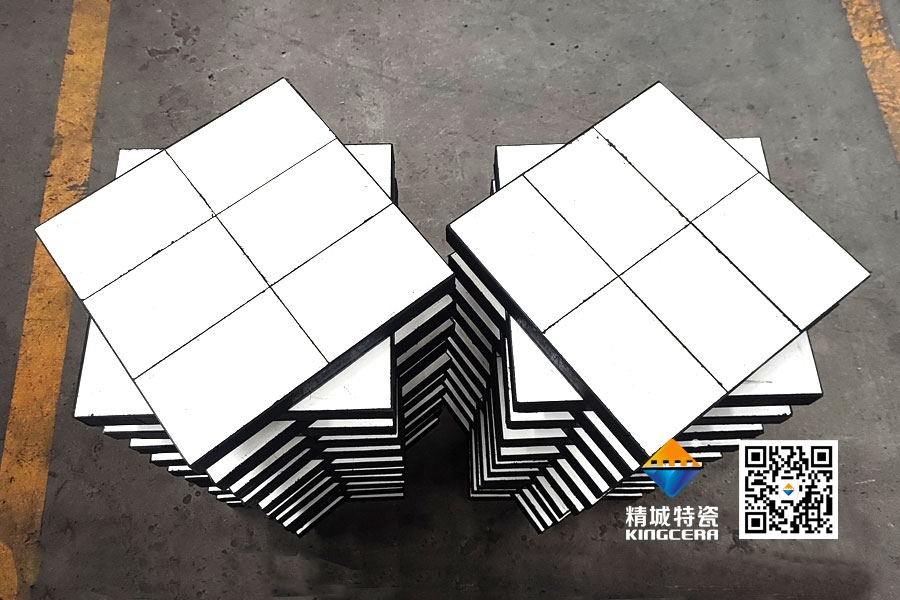 壹定发ZTA陶瓷橡胶复合衬板