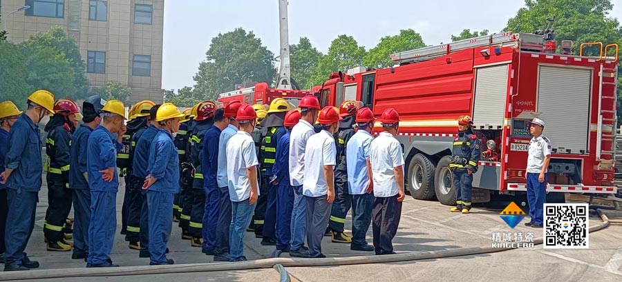 壹定发起劲配合消防联合演练，，，共筑清静生产防线