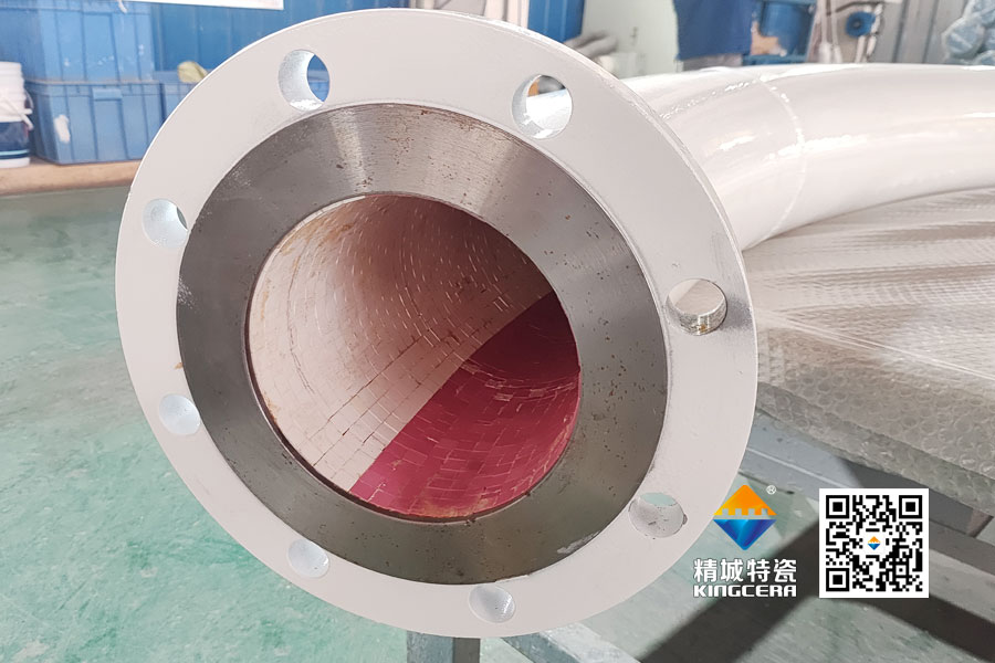 壹定发ZTA陶瓷贴片耐磨管道