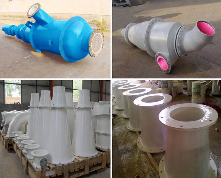 湖南壹定发生产的耐磨陶瓷内衬旋流器