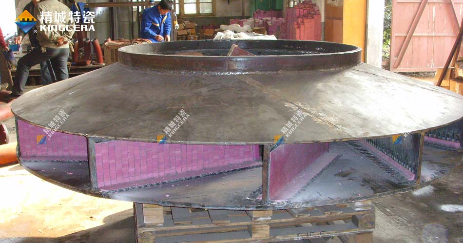 湖南壹定发耐磨陶瓷风机叶轮|陶瓷风机叶片|陶瓷风机